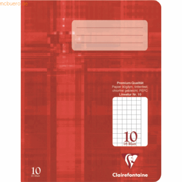25 x Clairefontaine Schulheft A5 Lineatur 10 16 Blatt 25 x Clairefontaine Schulheft A5 Lineatur 10 16 Blatt von Clairefontaine
