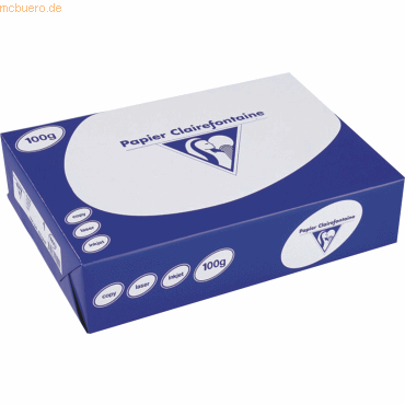 4 x Clairefontaine Kopierpapier Clairalfa A4 100g/qm weiß VE=500 Blatt von Clairefontaine