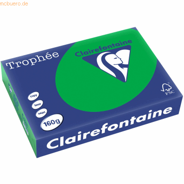4 x Clairefontaine Kopierpapier Trophee A4 160g/qm VE=250 Blatt billar von Clairefontaine