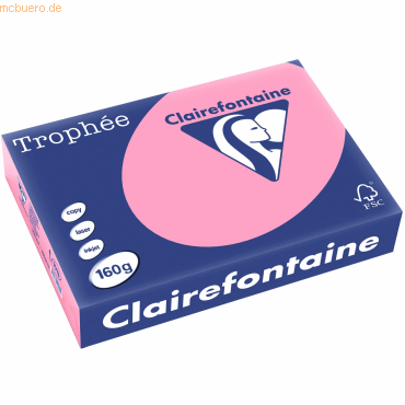 4 x Clairefontaine Kopierpapier Trophee A4 160g/qm VE=250 Blatt hecken von Clairefontaine
