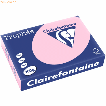 4 x Clairefontaine Kopierpapier Trophee A4 160g/qm VE=250 Blatt rosa 4 x Clairefontaine Kopierpapier Trophee A4 160g/qm VE=250 Blatt rosa von Clairefontaine