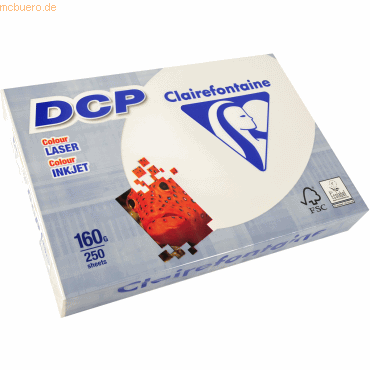 Clairefontaine Laser- /Inkjetpapier DCP A4 210x297mm 160g/qm elfenbein Clairefontaine Laser- /Inkjetpapier DCP A4 210x297mm 160g/qm elfenbein von Clairefontaine