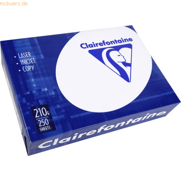 4 x Clairefontaine Multifunktionspapier Clairalfa A4 210x297mm 210g/qm von Clairefontaine