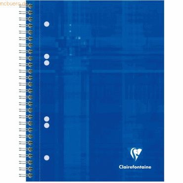 5 x Clairefontaine Collegeblock A5 80 Blatt 90g/qm farbig sortiert bla von Clairefontaine