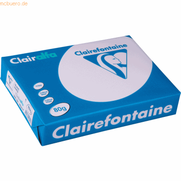 Clairefontaine Kopierpapier Clairalfa A4 80g/qm weiß VE=500 Blatt von Clairefontaine