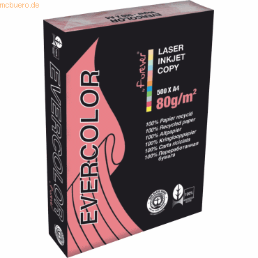 Clairefontaine Kopierpapier Forever Evercolor DIN A4 rosa 80 g/qm VE=5 Clairefontaine Kopierpapier Forever Evercolor DIN A4 rosa 80 g/qm VE=5 von Clairefontaine