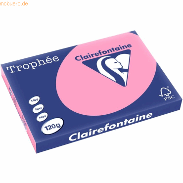 5 x Clairefontaine Kopierpapier Trophee A3 120g/qm VE=250 Blatt hecken von Clairefontaine