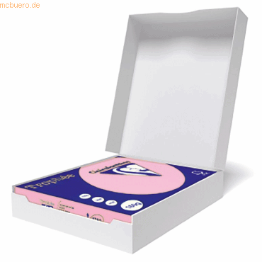 Clairefontaine Kopierpapier Trophee A3 120g/qm VE=250 Blatt rosa von Clairefontaine