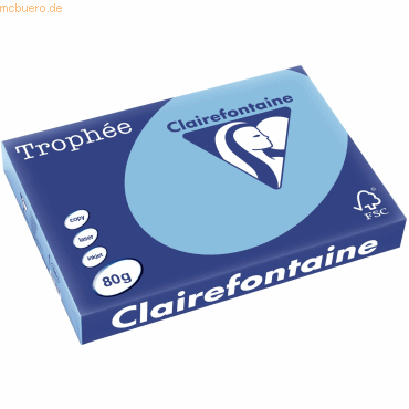 5 x Clairefontaine Kopierpapier Trophee A3 80g/qm VE=500 Blatt lavende 5 x Clairefontaine Kopierpapier Trophee A3 80g/qm VE=500 Blatt lavende von Clairefontaine