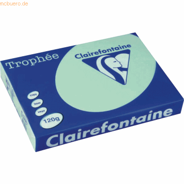 5 x Clairefontaine Kopierpapier Trophee A4 120g/qm VE=250 Blatt hellgr 5 x Clairefontaine Kopierpapier Trophee A4 120g/qm VE=250 Blatt hellgr von Clairefontaine