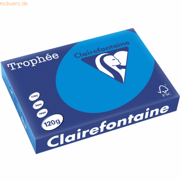5 x Clairefontaine Kopierpapier Trophee A4 120g/qm VE=250 Blatt karibi 5 x Clairefontaine Kopierpapier Trophee A4 120g/qm VE=250 Blatt karibi von Clairefontaine