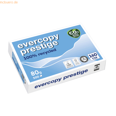5 x Clairefontaine Kopierpapier evercopy prestige RC A4 80g 500 Blatt 5 x Clairefontaine Kopierpapier evercopy prestige RC A4 80g 500 Blatt von Clairefontaine