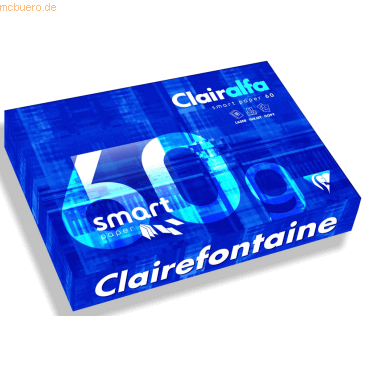 5 x Clairefontaine Kopierpapier smart A3 60g/qm VE=500 Blatt weiß 5 x Clairefontaine Kopierpapier smart A3 60g/qm VE=500 Blatt weiß von Clairefontaine