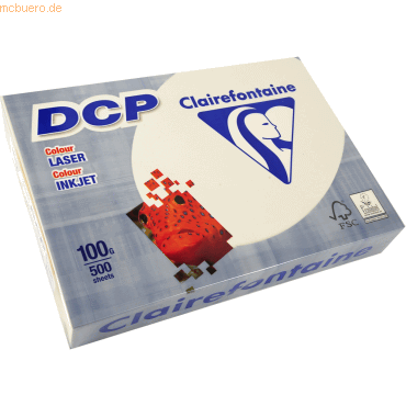 Clairefontaine Laser- /Inkjetpapier DCP A4 210x297mm 100g/qm elfenbein von Clairefontaine