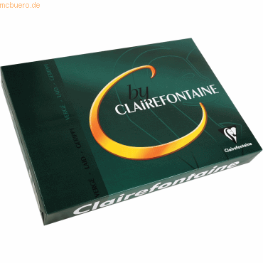 5 x Clairefontaine Multifunktionspapier mit Wasserzeichen gerippt A4 2 von Clairefontaine
