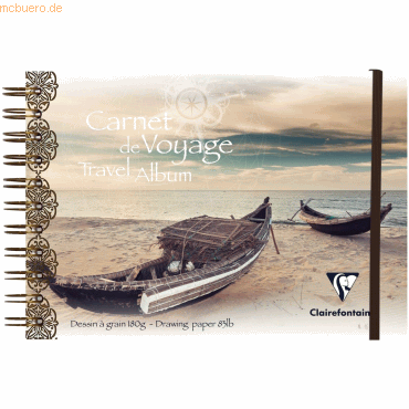 5 x Clairefontaine Reisealbum A5 180g 30 Blatt Strandhaus 5 x Clairefontaine Reisealbum A5 180g 30 Blatt Strandhaus von Clairefontaine
