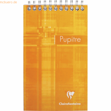 5 x Clairefontaine Spiralblock 10,3x17cm liniert 80 Blatt farbig sorti 5 x Clairefontaine Spiralblock 10,3x17cm liniert 80 Blatt farbig sorti von Clairefontaine