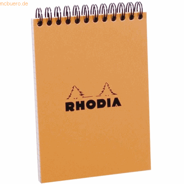 5 x Clairefontaine Spiralnotizblock A6 kariert 80 Blatt orange 5 x Clairefontaine Spiralnotizblock A6 kariert 80 Blatt orange von Clairefontaine