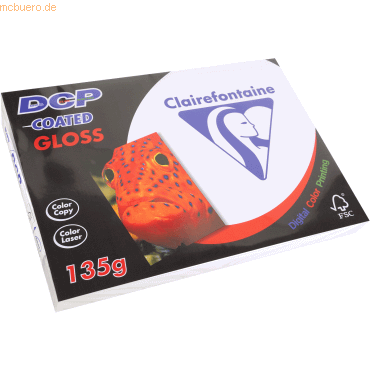 6 x Clairefontaine Laser- /Inkjetpapier DCP gestrichen Gloss A4 210x29 von Clairefontaine