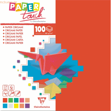 8 x Clairefontaine Origamipapier 12x12cm VE=100 Blatt farbig sortiert 8 x Clairefontaine Origamipapier 12x12cm VE=100 Blatt farbig sortiert von Clairefontaine
