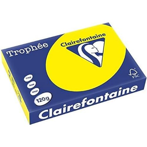 Clairalfa 1227C Universal-Papier Trophee, A4, 120 g/qm korallenrot von Clairefontaine
