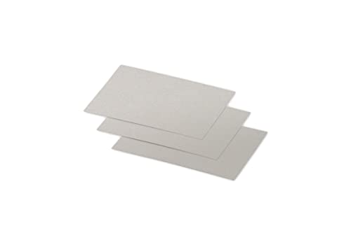 Clairefontaine 11291C - Packung mit 25 Karten Pollen Miniformat 7x9,5cm, 210g, ideal für Ihre Einladungen und Korrespondenz, Silber, 1 Pack von Clairefontaine