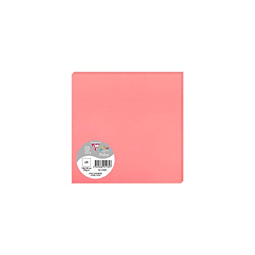 Clairefontaine 1135C Packung (mit 25 Karten Pollen 160 x 160mm) 210g, Litschi von Clairefontaine