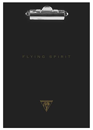 Clairefontaine 116032C - FLYING SPIRIT, Klemmbrett / Dokumentenhalter, 23x33cm, ideal für Unterwegs, Schwarz, 1 Stück Clairefontaine 116032C - FLYING SPIRIT, Klemmbrett / Dokumentenhalter, 23x33cm, ideal für Unterwegs, Schwarz, 1 Stück von Clairefontaine
