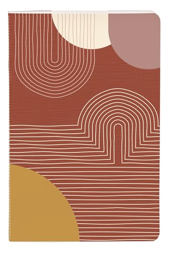 Clairefontaine 116062C – Terrakotta, genähtes Notizbuch, Fadenstärke 11 x 17 cm, 64 Seiten, liniert, ass. von Clairefontaine