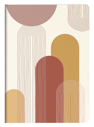 Clairefontaine 116063C - Notizheft Terracotta, mit Fadenbindung DIN A5 14,8x21 cm, 32 Blatt, liniert, sortiert, 1 Stück von Clairefontaine