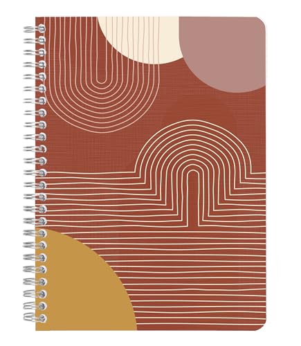 Clairefontaine 116065C - Terracotta, Spiralbindung, A5, 14,8 x 21 cm, 148 Seiten, liniert, ass. von Clairefontaine