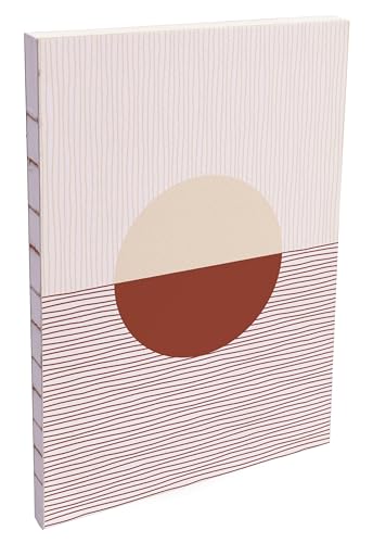 Clairefontaine 116067C – Terracotta, weiches Heft, A5, 14,8 x 21 cm, 160 Seiten, liniert, Rückseite unbedruckt, ass. von Clairefontaine