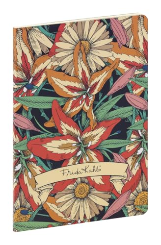 Clairefontaine 116212C - Notizbuch Heft Frida Kahlo, mit Fadenbindung, DIN A5 14,8x21 cm, 32 Blatt, liniert elfenbein 90g, Motiv sortiert, 1 Stück Clairefontaine 116212C - Notizbuch Heft Frida Kahlo, mit Fadenbindung, DIN A5 14,8x21 cm, 32 Blatt, liniert elfenbein 90g, Motiv sortiert, 1 Stück von Clairefontaine