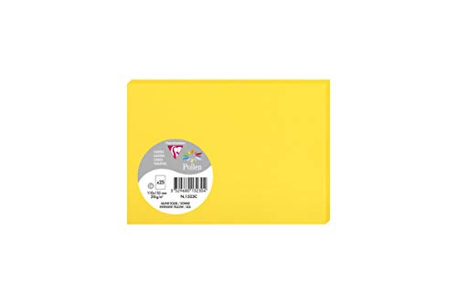 Clairefontaine 1323C Packung mit 25 Karten Pollen in Format C6, 110 x 155mm, 210g, Sonne Clairefontaine 1323C Packung mit 25 Karten Pollen in Format C6, 110 x 155mm, 210g, Sonne von Clairefontaine
