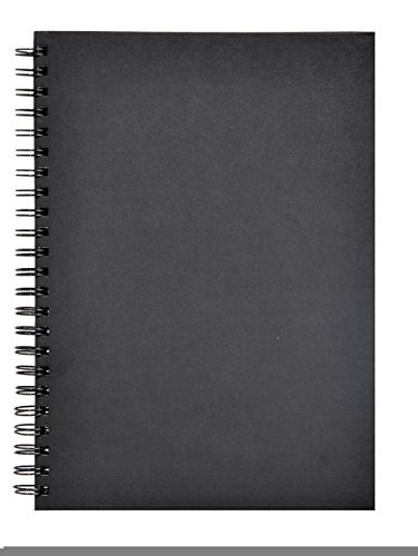 Clairefontaine 134252C - Skizzenbuch / Zeichenheft Goldline mit Spiralbindung, DIN A3 29,7x42 cm, Hochformat, 64 Blatt 140g elfenbein, mit Spiralbindung, ideal für Mixmedia, Schwarz, 1 Stück Clairefontaine 134252C - Skizzenbuch / Zeichenheft Goldline mit Spiralbindung, DIN A3 29,7x42 cm, Hochformat, 64 Blatt 140g elfenbein, mit Spiralbindung, ideal für Mixmedia, Schwarz, 1 Stück von Clairefontaine