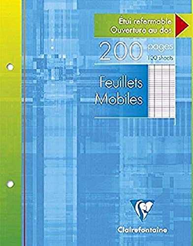 Clairefontaine 1351C - Packung mit 5 Mappen à 100 Ringbucheinlagen 17x22 französische Lineatur,90g, 2-fach gelocht, ideal für Ringbücher, 1 Pack Clairefontaine 1351C - Packung mit 5 Mappen à 100 Ringbucheinlagen 17x22 französische Lineatur,90g, 2-fach gelocht, ideal für Ringbücher, 1 Pack von Clairefontaine