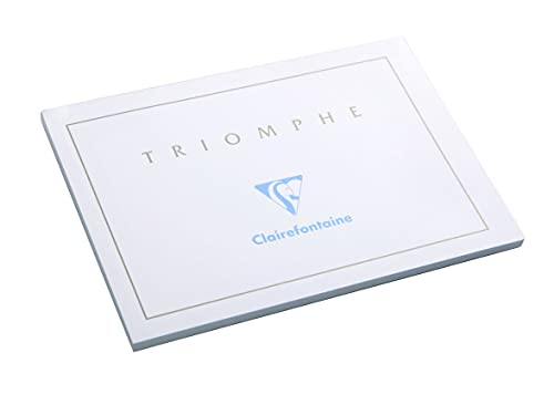 Clairefontaine 1456C - Block geleimt mit 20 Karten Triomphe, Bristol Extra-Weiß Blanko DIN A6- 105x148 mm, 205g, 1 Block Clairefontaine 1456C - Block geleimt mit 20 Karten Triomphe, Bristol Extra-Weiß Blanko DIN A6- 105x148 mm, 205g, 1 Block von Clairefontaine