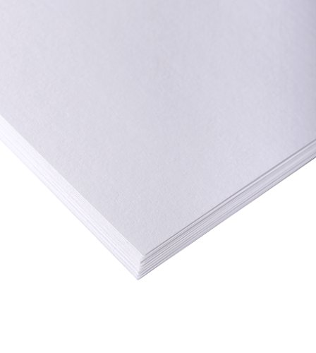 Clairefontaine 1702C Skizzenpapier (160 g, DIN A3, 29,7 x 42 cm, 50 Blatt, ideal für Künstler oder die Schule) weiß von Clairefontaine