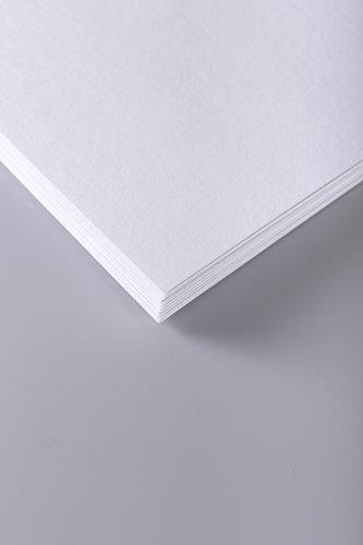 Clairefontaine 1785C - Ries mit 100 Bogen Zeichen- und Skizzenpapier DIN A4 21x29,7cm, 160g, ideal für Trockentechniken (Bleistift, Filzstift, Zeichenkohle, Kreide), Gouache und Aquarell, Weiß, 1 Ries von Clairefontaine