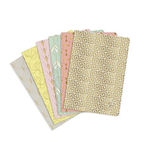 Clairefontaine 193036C - Notizbuch Neo Deco Frühlings-Sommer-Kollektion, DIN A5, 14,8x21cm 48 Blatt liniert, 90g, farbig sortiert, 1 Stück Clairefontaine 193036C - Notizbuch Neo Deco Frühlings-Sommer-Kollektion, DIN A5, 14,8x21cm 48 Blatt liniert, 90g, farbig sortiert, 1 Stück von Clairefontaine