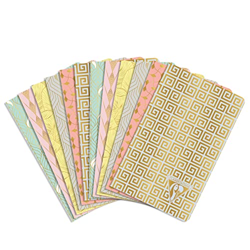 Clairefontaine 193086C - Packung mit 12 Notizbücher Neo Deco Kollektion Frühling-Sommer, 7,5x12cm 24 Blatt liniert, 90g, Motive sortiert, 1 Pack Clairefontaine 193086C - Packung mit 12 Notizbücher Neo Deco Kollektion Frühling-Sommer, 7,5x12cm 24 Blatt liniert, 90g, Motive sortiert, 1 Pack von Clairefontaine