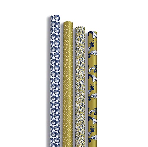 Clairefontaine 201984AMZC - Karton mit 20 Rollen Geschenkpapier Excellia 80g 5mx0m35, sortierte Motiven Loslassen, 20 Rollen Clairefontaine 201984AMZC - Karton mit 20 Rollen Geschenkpapier Excellia 80g 5mx0m35, sortierte Motiven Loslassen, 20 Rollen von Clairefontaine