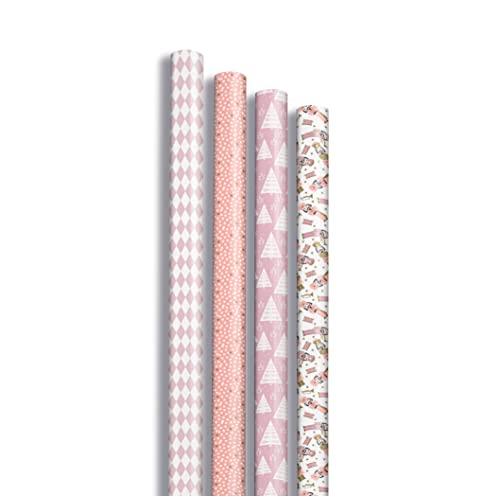 Clairefontaine 202041AMZC - Karton mit 12 Rollen Geschenkpapier Excellia 2mx0m70 80g, sortierte Motiven Ritournelle, 12 Rollen Clairefontaine 202041AMZC - Karton mit 12 Rollen Geschenkpapier Excellia 2mx0m70 80g, sortierte Motiven Ritournelle, 12 Rollen von Clairefontaine
