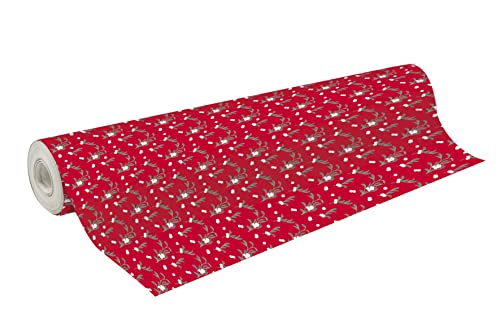 Clairefontaine 202058C - Rolle Geschenkpapier Excellia 50mx70 cm 80g, Stechpalmen, 1 Rolle von Clairefontaine