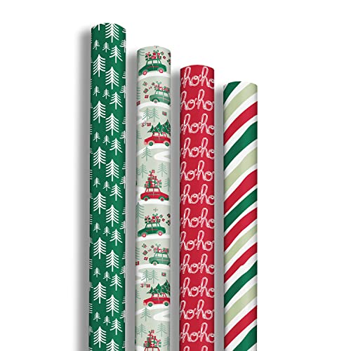 Clairefontaine 202084AMZC - Karton mit 12 Rollen Geschenkpapier Excellia 80g, 2x0,70m, ideal für Weihnachten, Hohoho, 1 Karton Clairefontaine 202084AMZC - Karton mit 12 Rollen Geschenkpapier Excellia 80g, 2x0,70m, ideal für Weihnachten, Hohoho, 1 Karton von Clairefontaine