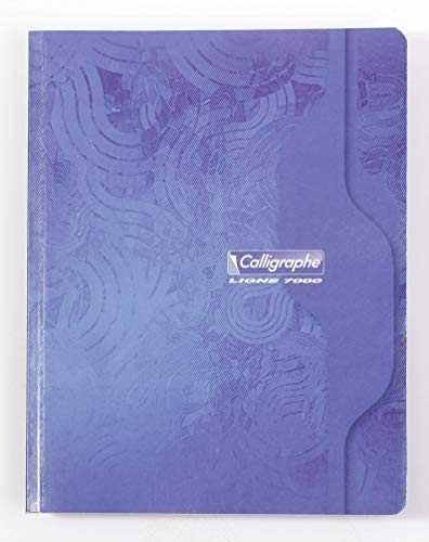 Clairefontaine 207C - Packung mit 5 Heften Calligraphe geleihmt, 17 x 22 cm, französische Lineatur, 144 Blatt, 70 g, farbig sortiert, 1 Pack von Calligraphe