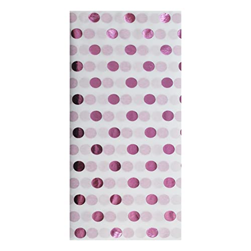 Clairefontaine 20913-PC - Packung mit 3 Blatt Seidenpapier 50x70 cm, weiß/rot mit Metallic-Effekt Clairefontaine 20913-PC - Packung mit 3 Blatt Seidenpapier 50x70 cm, weiß/rot mit Metallic-Effekt von Eurowrap