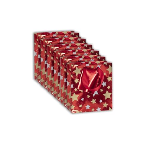 Clairefontaine 212901Cpack – 5 kleine Geschenktüten Premium – Taschenformat – 12 x 4,5 x 13,5 cm – 170 g – Motiv: Sterne auf rotem Hintergrund – Ideal für: Parfüm, Taschenbuch, Gesellschaftsspiel Clairefontaine 212901Cpack – 5 kleine Geschenktüten Premium – Taschenformat – 12 x 4,5 x 13,5 cm – 170 g – Motiv: Sterne auf rotem Hintergrund – Ideal für: Parfüm, Taschenbuch, Gesellschaftsspiel von Clairefontaine