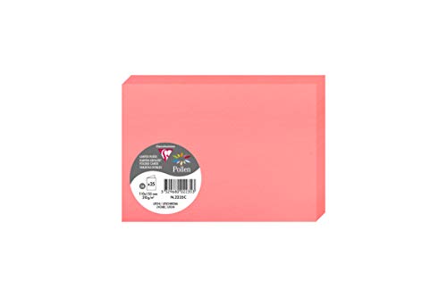 Clairefontaine 2235C Packung mit 25 Doppelkarten Pollen, 210g, in Format C6, 110 x 155mm, Litschi Clairefontaine 2235C Packung mit 25 Doppelkarten Pollen, 210g, in Format C6, 110 x 155mm, Litschi von Clairefontaine