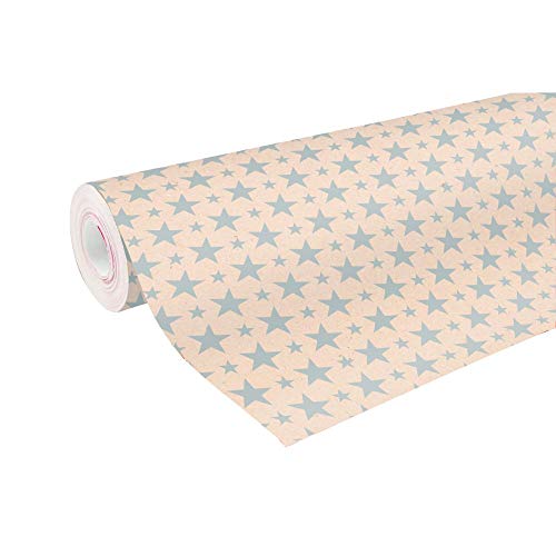 Clairefontaine 223801C Rolle Geschenkpapier mit Weihnachtsmotiven, 50 x 0,70m, 70g/qm, Recycling Kraftpapier, ideal für große Geschenke, 1 Stück, Silber Clairefontaine 223801C Rolle Geschenkpapier mit Weihnachtsmotiven, 50 x 0,70m, 70g/qm, Recycling Kraftpapier, ideal für große Geschenke, 1 Stück, Silber von Clairefontaine